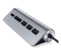 Satechi Aluminium - hub USB-C (czytnik kart micro/SD, 3x USB-A) SATSTTCHCRM - 1358288 - zdjęcie 2